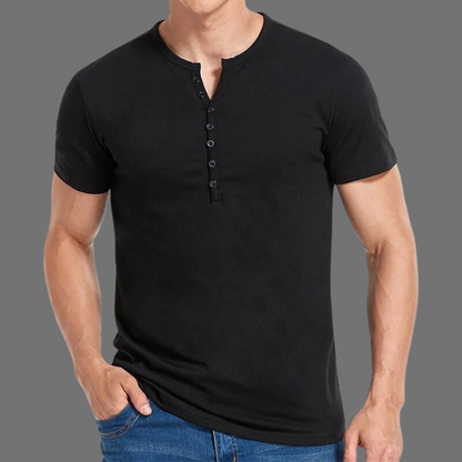 Marcus Henley Collar Shirt