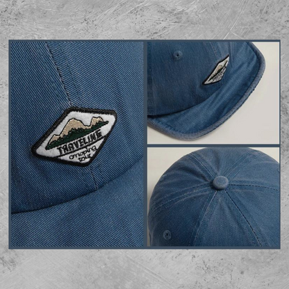 Retro Short-Brim Denim Cap