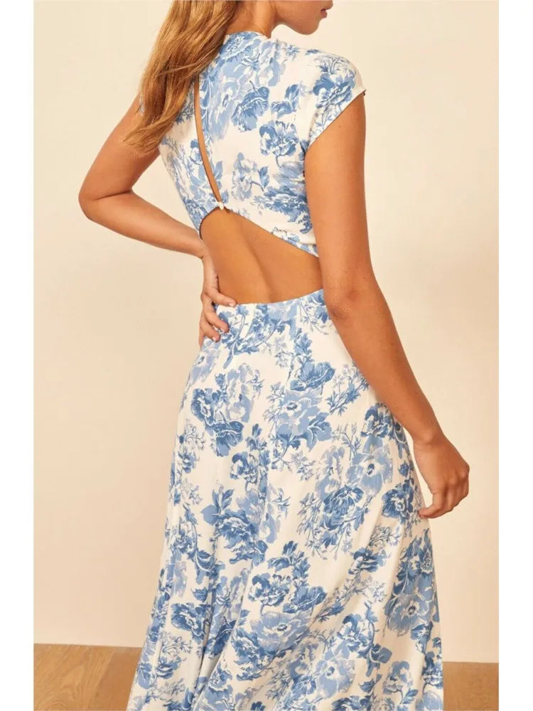 Bella Flora Backless Dress