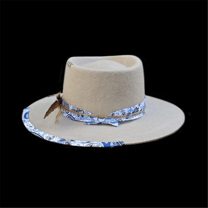 Latte Sky Hat/Fedora