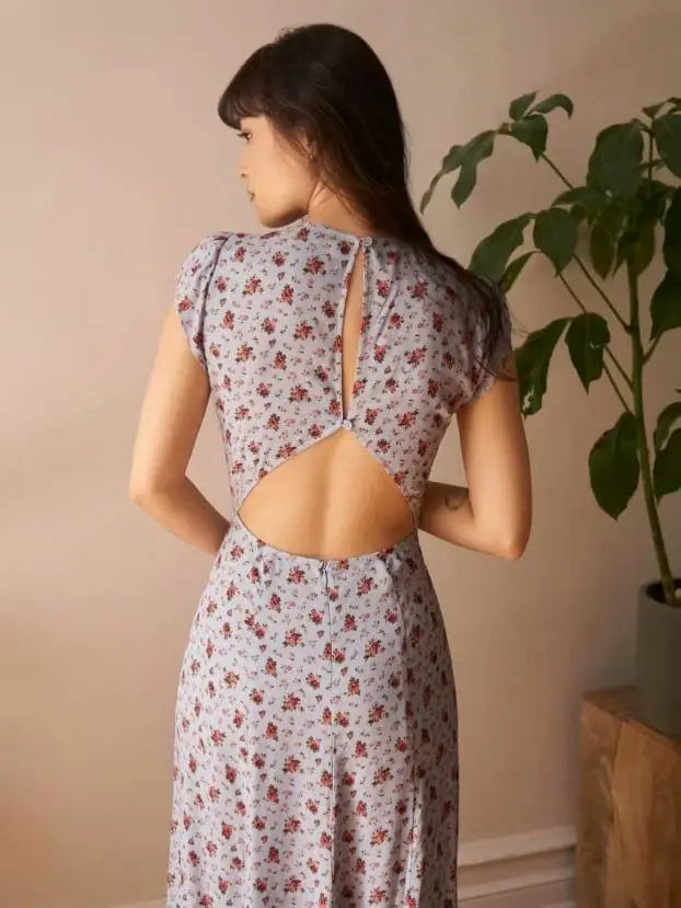 Bella Flora Backless Dress